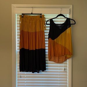 Current Air Blouse & Skirt